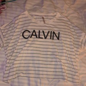 calivin dillards athletic crop